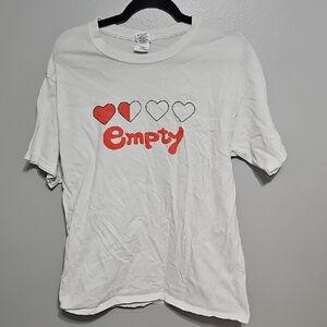 Catherine L Videogame T-Shirt with Red and Black Heart Design